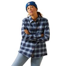 Women's Rebar Flannel DuraStretch Work Shirt by Ariat in FRANKLIN MA