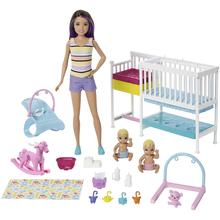 Barbie Skipper Babysitters Inc Nap -' Nurture Nursery Dolls And Playset