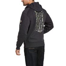 Men's Rebar Camo Flag Full Zip Hoodie by Ariat in Concord NC