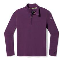 Male Kids' Classic Thermal Base layer 1/4 zip Boxed by Smartwool