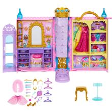 Disney Princess Ready For The Ball Closet With Fashions, Accessories, & Storage, Opens To 2 Feet by Mattel