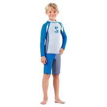 Wizard Rashguard, Boys, Blau, 92