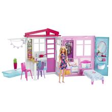 Barbie Doll, House, Furniture And Accessories