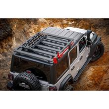 Base Rack Kit with Mount and Deflector 61x51 BASE261 | Jeep Wrangler (2018-2023) | Black | Aluminum by ARB USA Brand