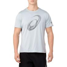 Silver Graphic Short Sleeve Top by ASICS