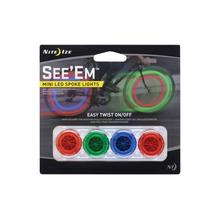 See'Em Mini Spoke Lights - 4 Pack - Assorted by Nite Ize