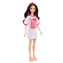 Barbie Fashionistas Doll #214, Black Wavy Hair With Twist -' Turn Dress & Accessories, 65th Anniversary
