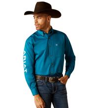 Mens Team Logo Twill Classic Fit Shirt by Ariat in Pasadena CA