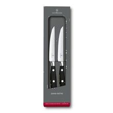 Grand Maître Steak Knife Set, straight edge Victorinox (Black, 5 in)