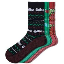 Socks Holiday Crew 3-Pack