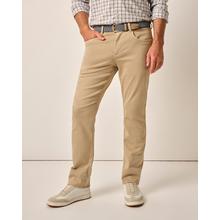 Mens Carmel Sateen 5-Pocket Pant