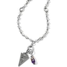 Deco Amethyst Necklace by Brighton