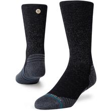 Run Wool Crew Socks Black M by Stance