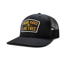 Men's Work Hard Live Free Patch Snapback Cap by Ariat