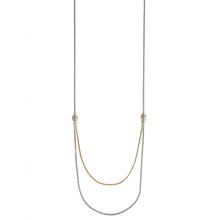 Meridian Petite Two Tone Double Necklace