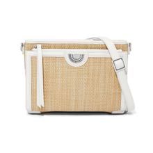 Jordyn Straw Cross Body Organizer by Brighton in Port Murray NJ