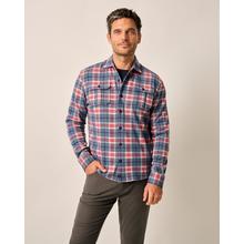 Mens Kaden Stretch Flannel Lodge Shirt by Johnnie-O