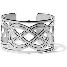 Christo Interlok Wide Cuff Bracelet by Brighton