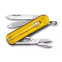 Classic SD Transparent Victorinox pocket knife (Yellow, 2 in) by Victorinox in Houston TX