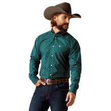 Mens Wrinkle Free Grover Fitted Shirt by Ariat in Pasadena CA