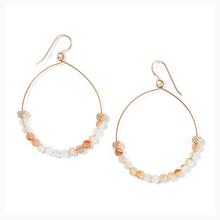 Sunset Cove Hoop Earrings