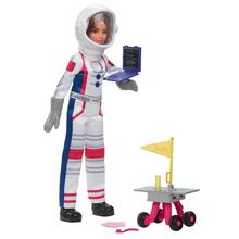 Barbie 65th Anniversary Careers Astronaut Doll & 10 Accessories Including Rolling Rover & Space Helmet by Mattel