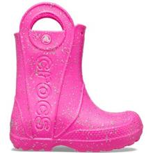 Kids' Handle It Glitter Rain Boot by Crocs in Meridian ID