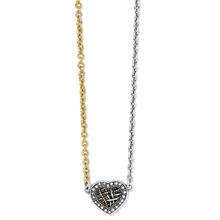 Neptune's Rings Woven Petite Heart Necklace