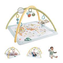 Fisher-Price Simply Senses Newborn Gym Baby Activity Mat With 6 Sensory Toys by Mattel