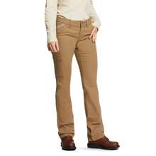 Women's FR Stretch DuraLight Canvas Stackable Straight Leg Pant by Ariat