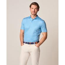 Mens Double Eagle Striped Featherweight Performance Polo by Johnnie-O