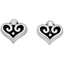 Alcazar Heart Mini Post Earrings