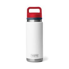 Rambler 26 oz Water Bottle - White/Navy/Rescue Red by YETI in Lakeland TN