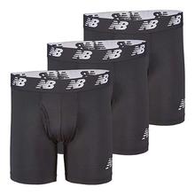 Men's Mens Premium 6 Inch Boxer Brief with Fly 3 Pack by New Balance in Seymour IN