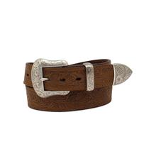 Men's Leaf Emboss Belt