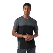 Mens Men's Mountain Bike Short Sleeve Jersey T-Shirt Charcoal/Fern Green by Smartwool in Dardanelle AR