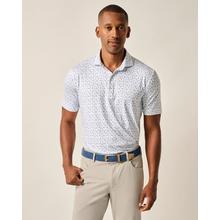 Mens Featherweight Performance Polo - Tini Print by Johnnie-O