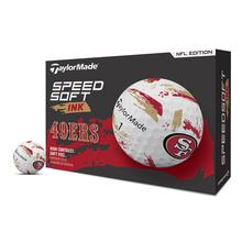 San Francisco 49ers SpeedSoft Ink Golf Balls by TaylorMade in Decatur AL