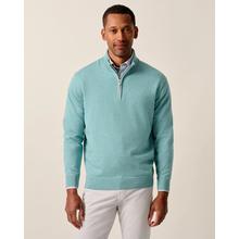 Desmond Plaited Cotton Blend 1/4 Zip Sweater by Johnnie-O