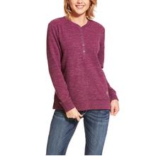 Women's Henley Fleece Top