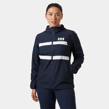 Women's Salt Stripe Windbreaker by Helly Hansen in Costa Mesa CA