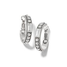 Pretty Tough Gem Hoop Earrings by Brighton in Miller Place NY