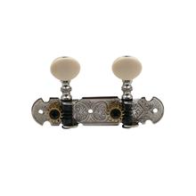 Machine head kit for Dulcimer with cream button (KIT)