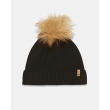 Wool Faux Fur Pom Beanie by Tentree
