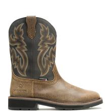 Men's Rancher Pull-On Steel-Toe Work Wellington Black by Wolverine