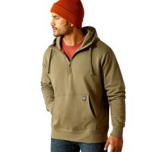 Mens Rebar Workman 1/4 Zip Hoodie by Ariat