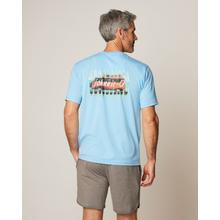 Mens Beach Bus Graphic T-Shirt by Johnnie-O in League City TX