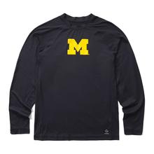 Men's x Valiant University of Michigan Sun-Stop Eco Long Sleeve Tee Dark Navy by Wolverine in Lake Oswego OR