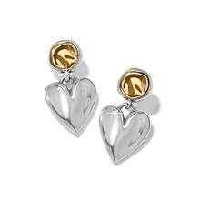 Cascade Heart Post Earrings by Brighton in Swainsboro GA