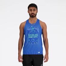 Men's NYRR Boroughs Printed Singlet by New Balance in Durham NC